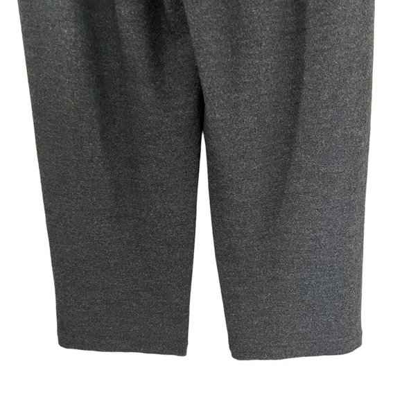 Eileen Fisher Wool Pull-On Pants In Charcoal Gray Size M - Picture 11 of 13